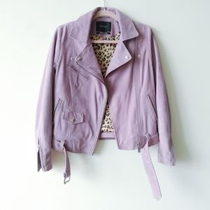 Scotch & Soda Suede Biker Jacket